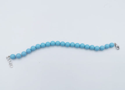 Bracciale in Turchese con Chiusura in Argento