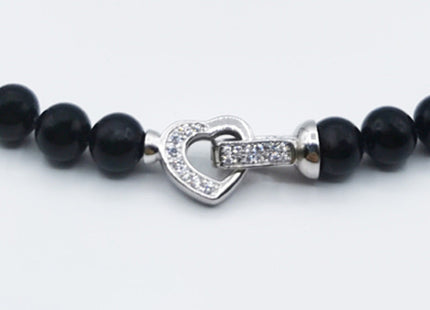 Particolare Susta a Cuore in Argento e Strass