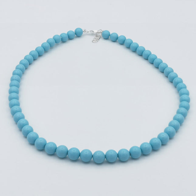 Collana in agglomerato di turchese 