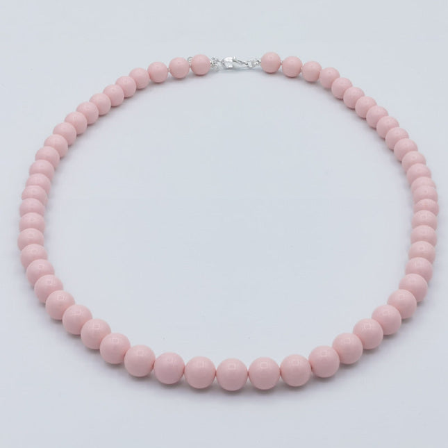 Collana in agglomerato di Corallo Rosa