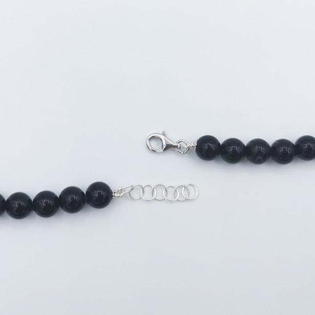 Chiusura in Argento e Onice Nero