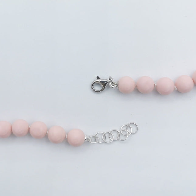 Chiusura in Argento e Corallo Rosa