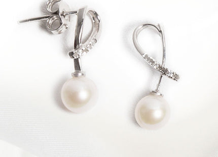 Orecchini in Oro e Diamanti con Perle