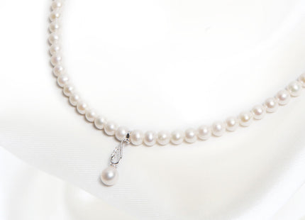 Collana in Perle con Oro e Diamanti