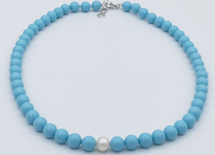 Collana in Turchese con Perla Naturale