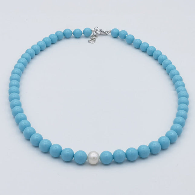 Collana in Turchese con Perla Naturale